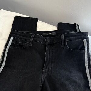 Joe’s Jeans Flawless The Charlie size 29 Black Side Stripe High Rise Skinny